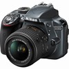 Nikon D3300 DSLR Camera W/ Nikon 18-55mm VR Lens - Dark Grey