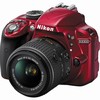 Nikon D3300 24.2 Megapixel SLR Camera W/18-55mm VR Lens - Red
